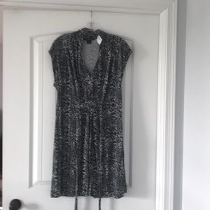 French Connection black and white dress.